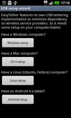 EasyTether Lite android App screenshot 0